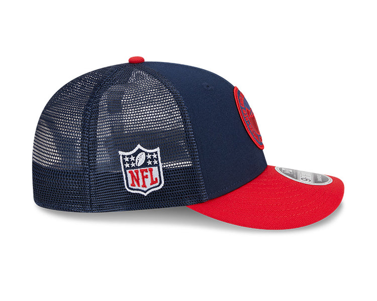 Shop New Era Men's NFL New England Patriots Sideline 9FIFTY LP Cap Blue/Red Edmonton Canada Store
