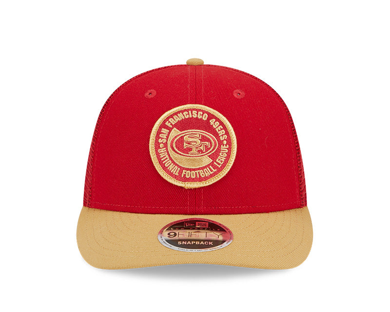 SAN FRANCISCO 49ERS 2023 SIDELINE LOW PROFILE 9FIFTY SNAPBACK HAT