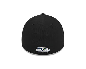 Shop New Era Men's NFL Seattle Seahawks Sideline 39THIRTY Top Visor Cap Black Edmonton Canada Store