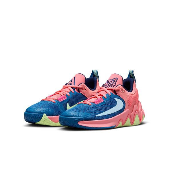 Nike Junior GS Giannis Immortality 2 FQ8168-630 Basketball Shoe Pink/Blue/Yellow