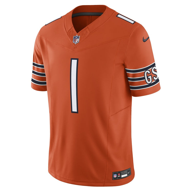 Shop Nike Men's NFL Chicago Bears Justin Fields Limited Jersey Orange Alternate Edmonton Canada Store