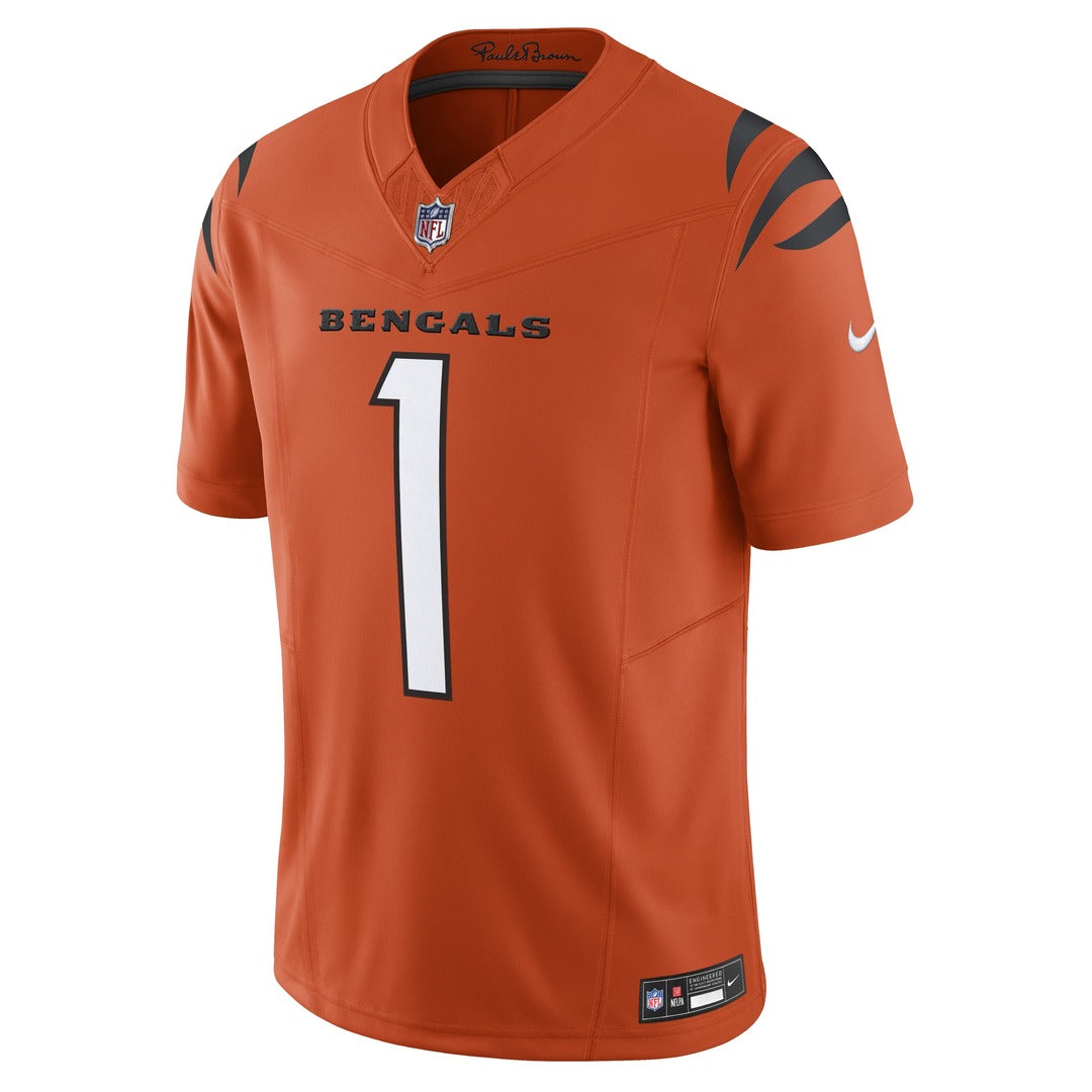 Shop Nike Men's NFL Cincinnati Bengals Ja'Marr Chase Limited Jersey Orange Alternate Edmonton Canada Store