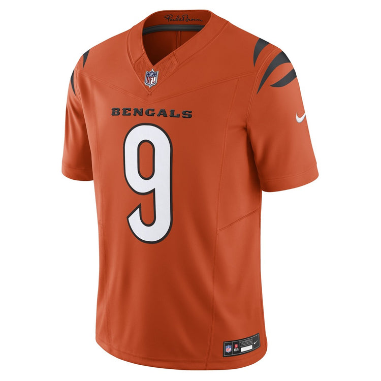 Shop Nike Men's NFL Cincinnati Bengals Joe Burrow Limited Jersey Orange Alternate Edmonton Canada Store