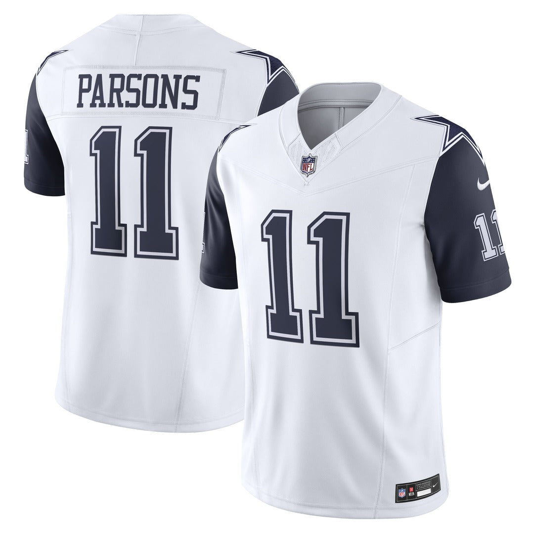 Shop Nike Men's NFL Dallas Cowboys Micah Parsons Limited Jersey White Alternate Edmonton Canada Store