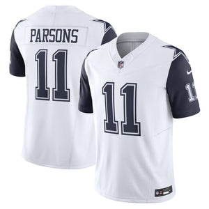 Shop Nike Men's NFL Dallas Cowboys Micah Parsons Limited Jersey White Alternate Edmonton Canada Store