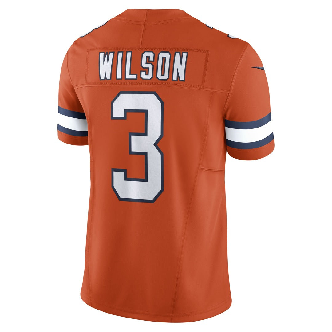 Shop Nike Men's NFL Denver Broncos Russell Wilson Limited Jersey Orange Home Edmonton Canada Store