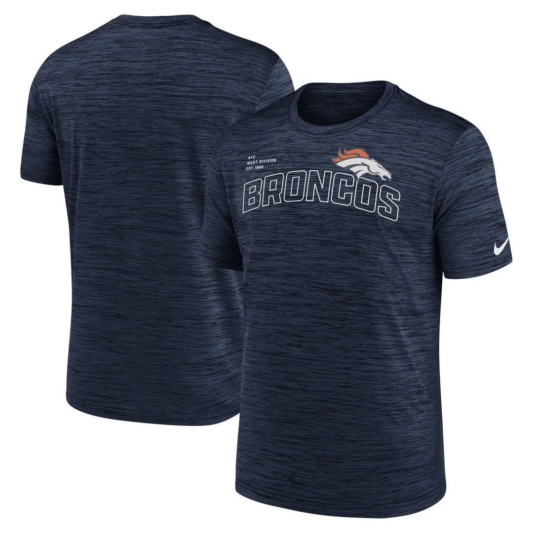 Shop Nike Men's NFL Denver Broncos Velocity Arch T-Shirt Blue Edmonton Canada Store