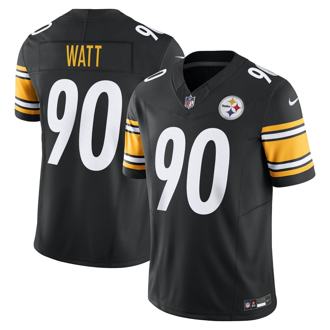 Pittsburgh Steelers Nike Game Road Jersey - White - Custom - Mens