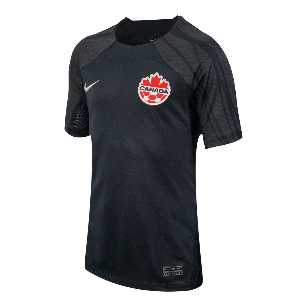 Shop Nike Youth Soccer Team Canada Store Jersey 2023 Black Edmonton Canada Store
