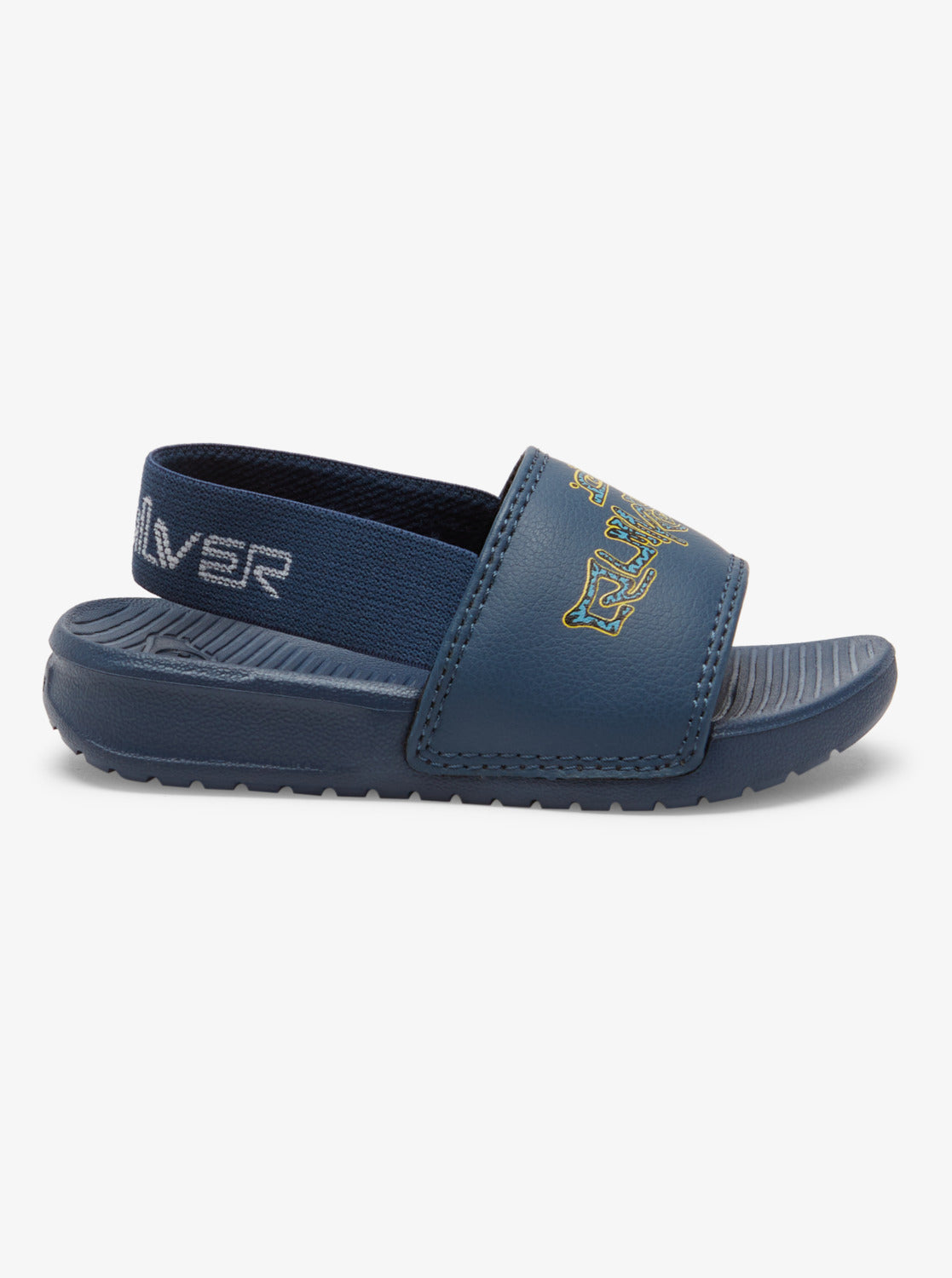 Shop Quiksilver Toddler Bright Coast Slide Sandal Blue Edmonton Canada Store