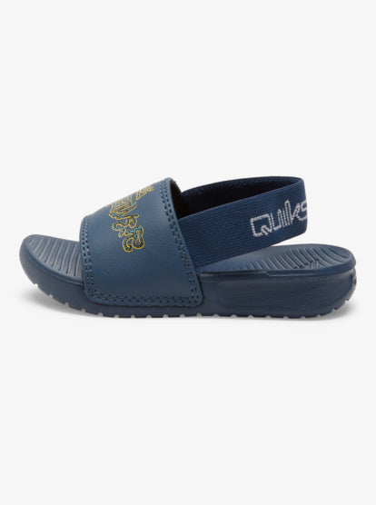 Shop Quiksilver Toddler Bright Coast Slide Sandal Blue Edmonton Canada Store