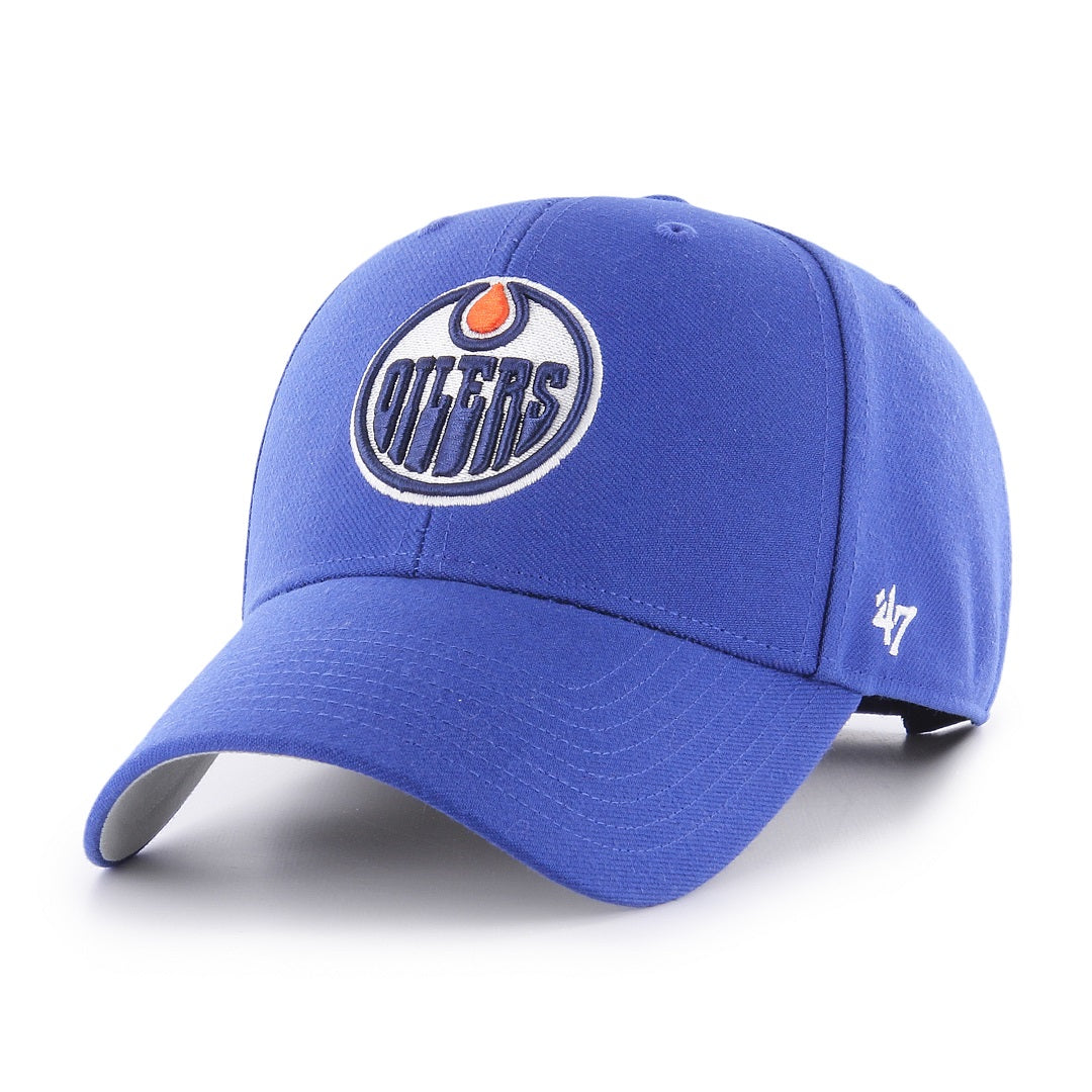 Shop '47 Brand  Men's Women's NHL Edmonton Oilers Basic MVP Cap Edmonton Canada Store
