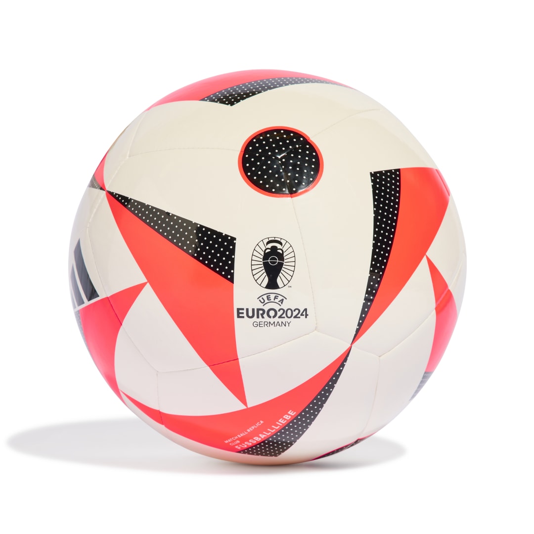 Shop adidas Euro 24 IN9372 Club Soccer Ball  White/Red/Black Edmonton Canada Store