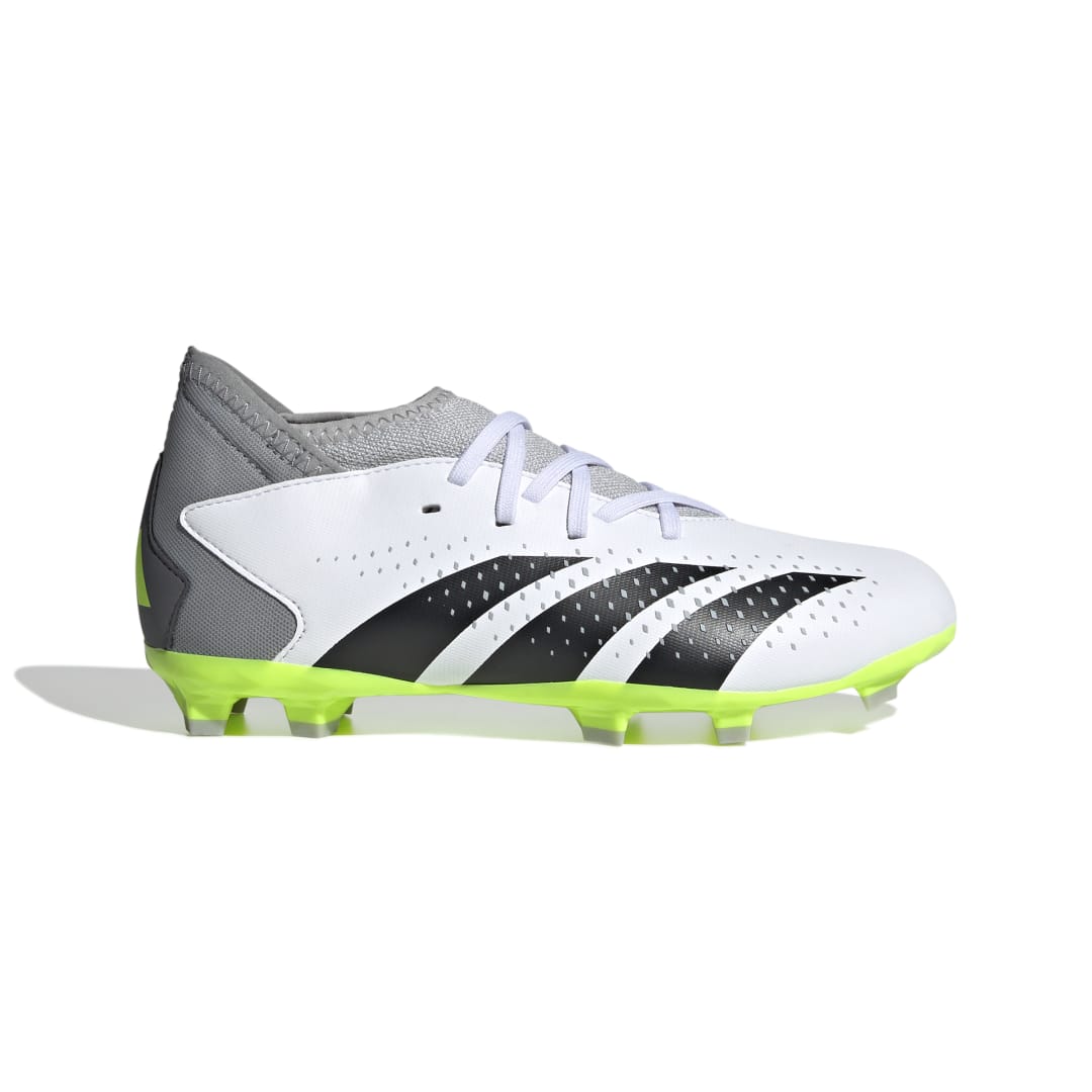 Shop adidas Junior Predator Accuracy.3 FG Soccer Shoe White/Black/Lemon Edmonton Canada Store