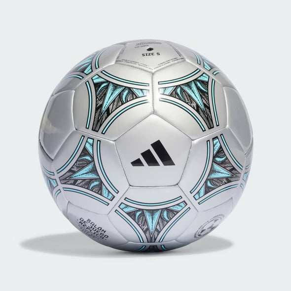 adidas Messi Mini Soccer Ball  Silver/Black/Blue