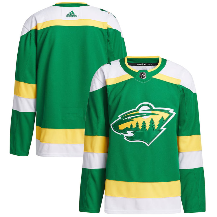 Shop adidas NHL Minnesota Wild Authentic Primegreen Alternate Jersey NEW Edmonton Canada Store 