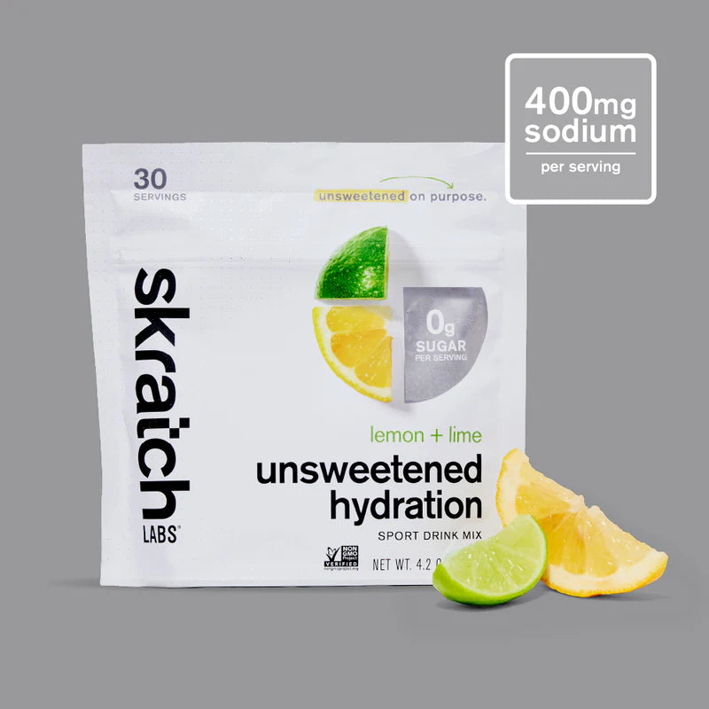 Skratch Labs Unsweetened Hydration Drink Mix 120g (30 Servings)