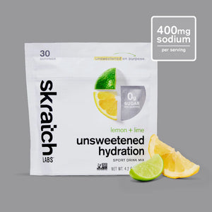 Skratch Labs Unsweetened Hydration Drink Mix 120g (30 Servings)