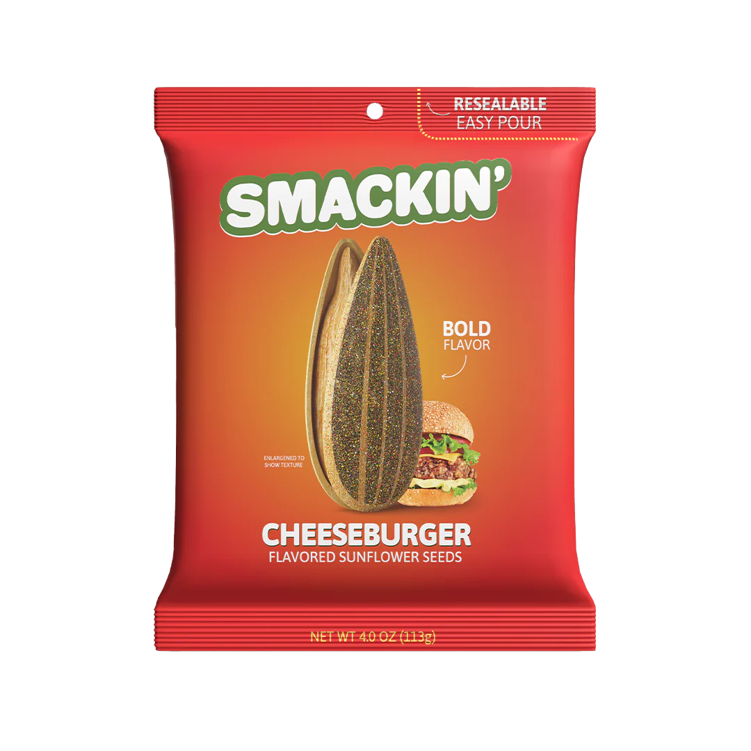 Smackin' Sunflower Seeds 4oz Cheeseburger
