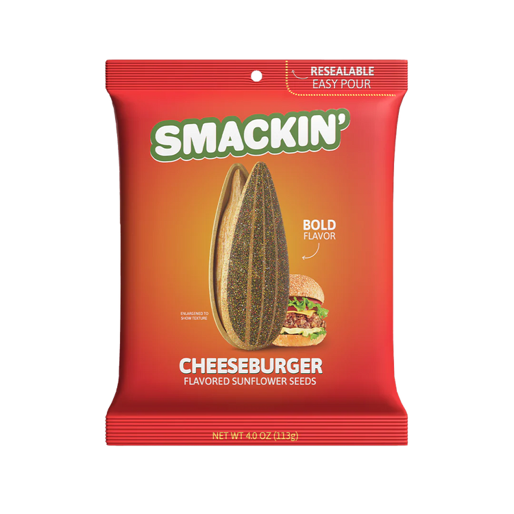 Smackin' Sunflower Seeds 4oz Cheeseburger