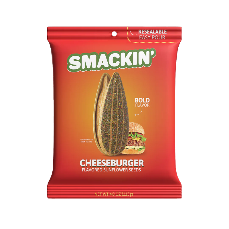 Smackin' Sunflower Seeds 4oz Cheeseburger