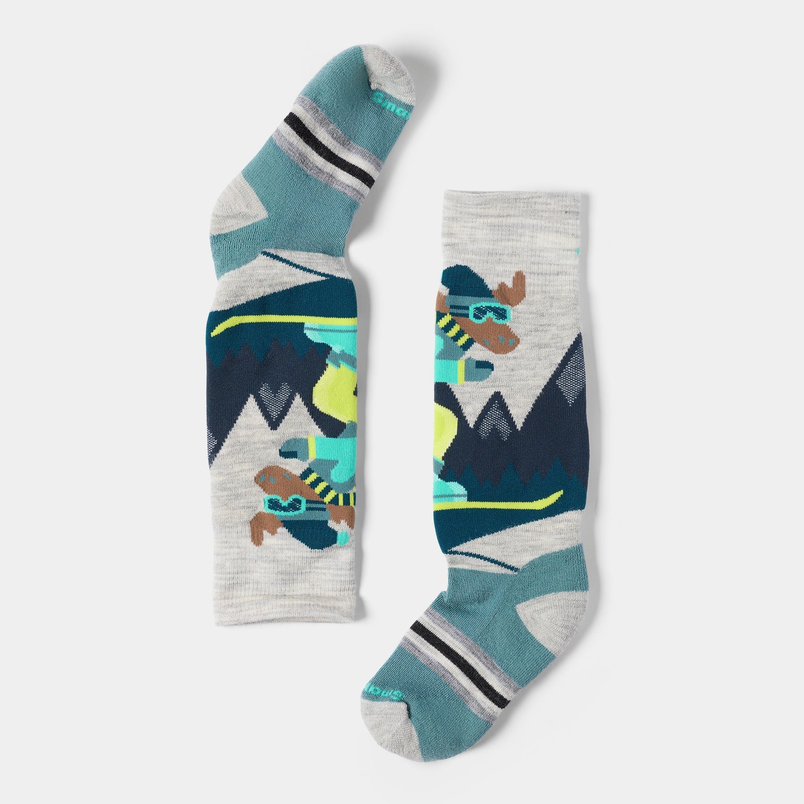 Smartwool Kids' Wintersport Full Cushion Mountain Moose OTC Socks