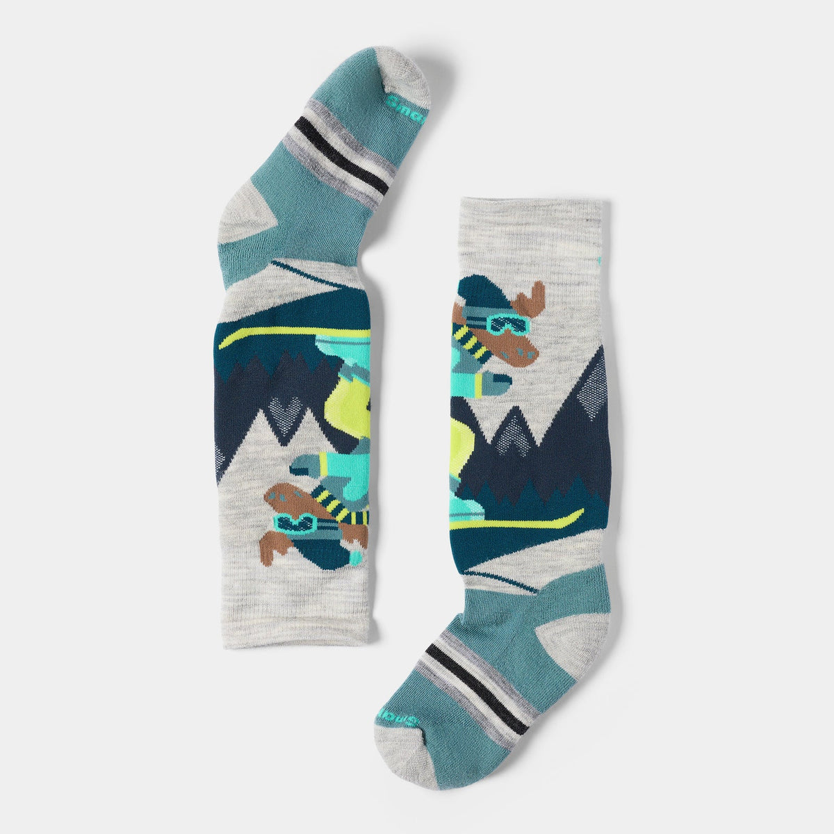 Smartwool Kids' Wintersport Full Cushion Mountain Moose OTC Socks