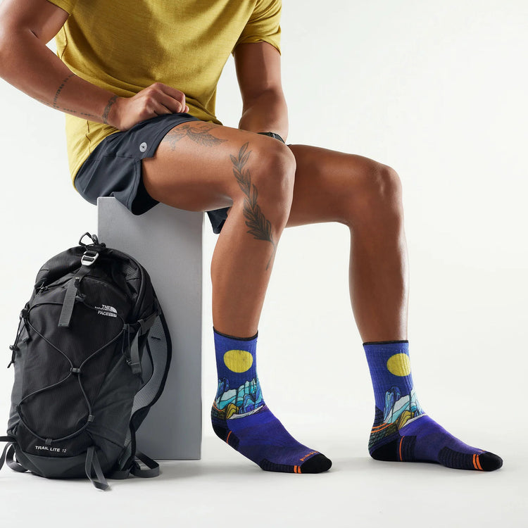 Smartwool Men's Hike Targeted Cushion Mountain Myth Crew Sock