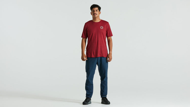 Specialized/Fjallraven Men's Wool Short Sleeve Tee Pomegranate Red