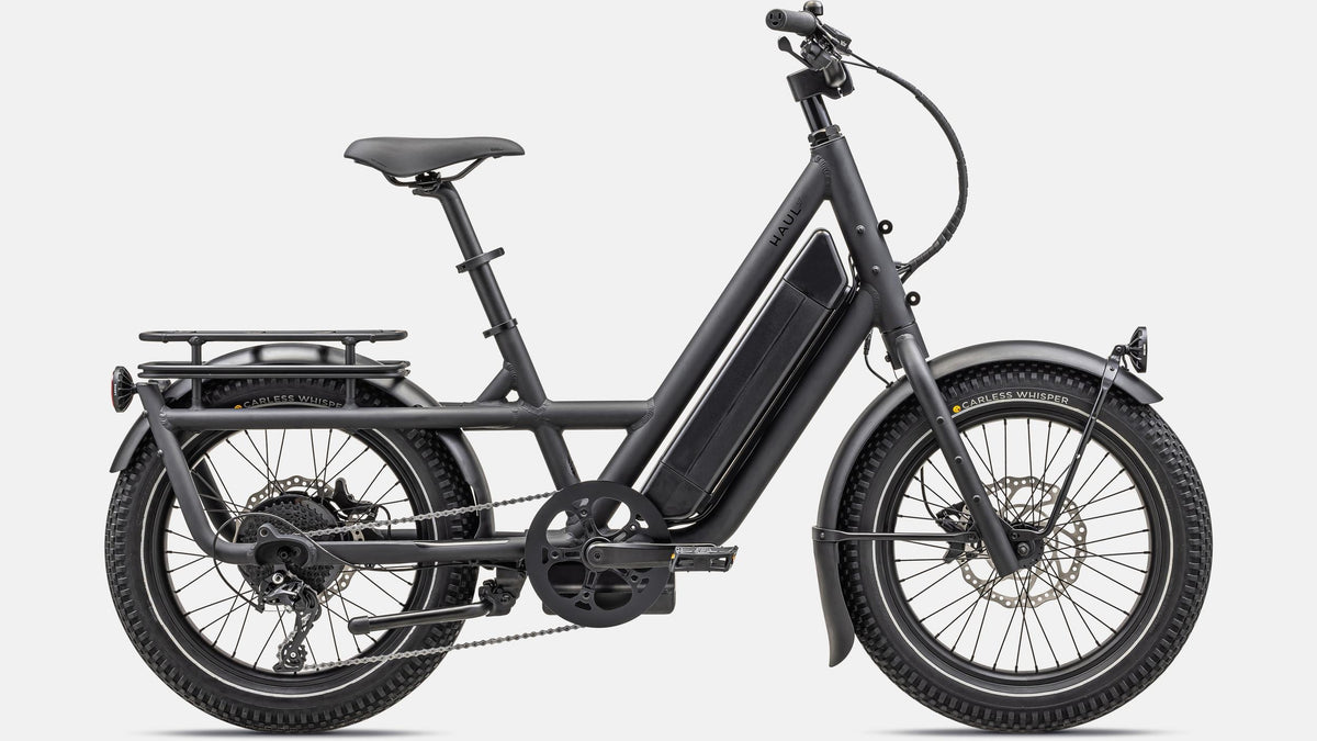 Specialized Globe Haul Step-Thru Electric Cargo Bike 2024 Satin Obsidian