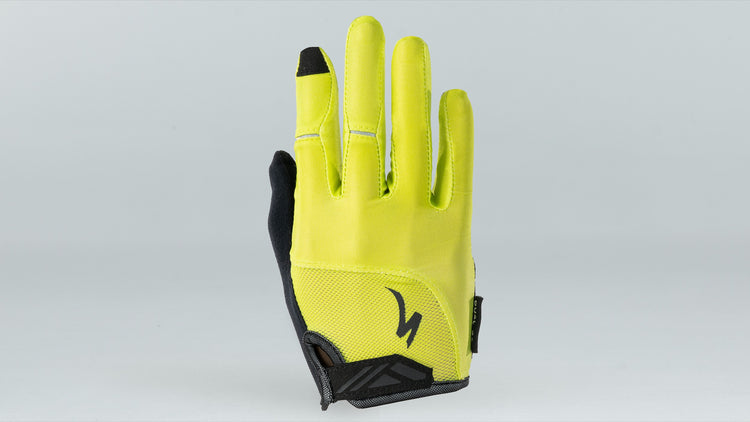 Specialized Women's BG Dual-Gel Full Finger Bike Glove Hyper Green