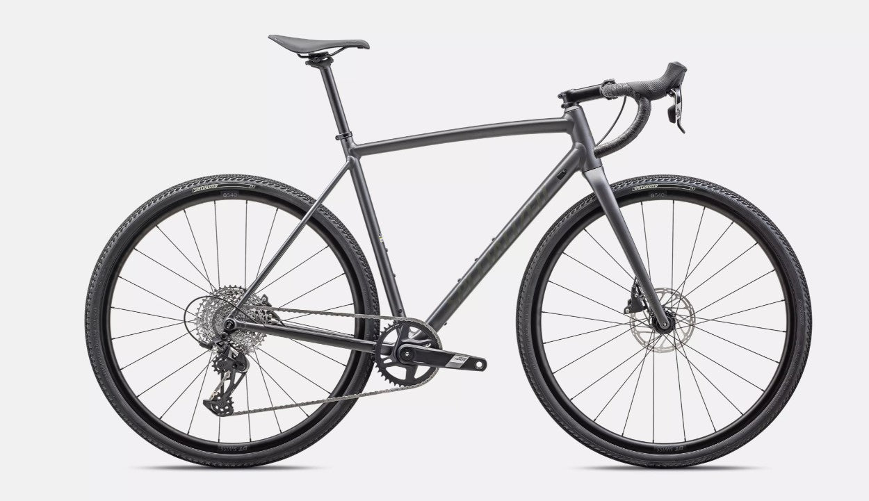 Specialized Crux DSW Comp Gravel Bike 2025 Satin Smoke Oak Green