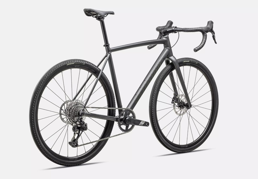Specialized Crux DSW Comp Gravel Bike 2025 Satin Smoke Oak Green