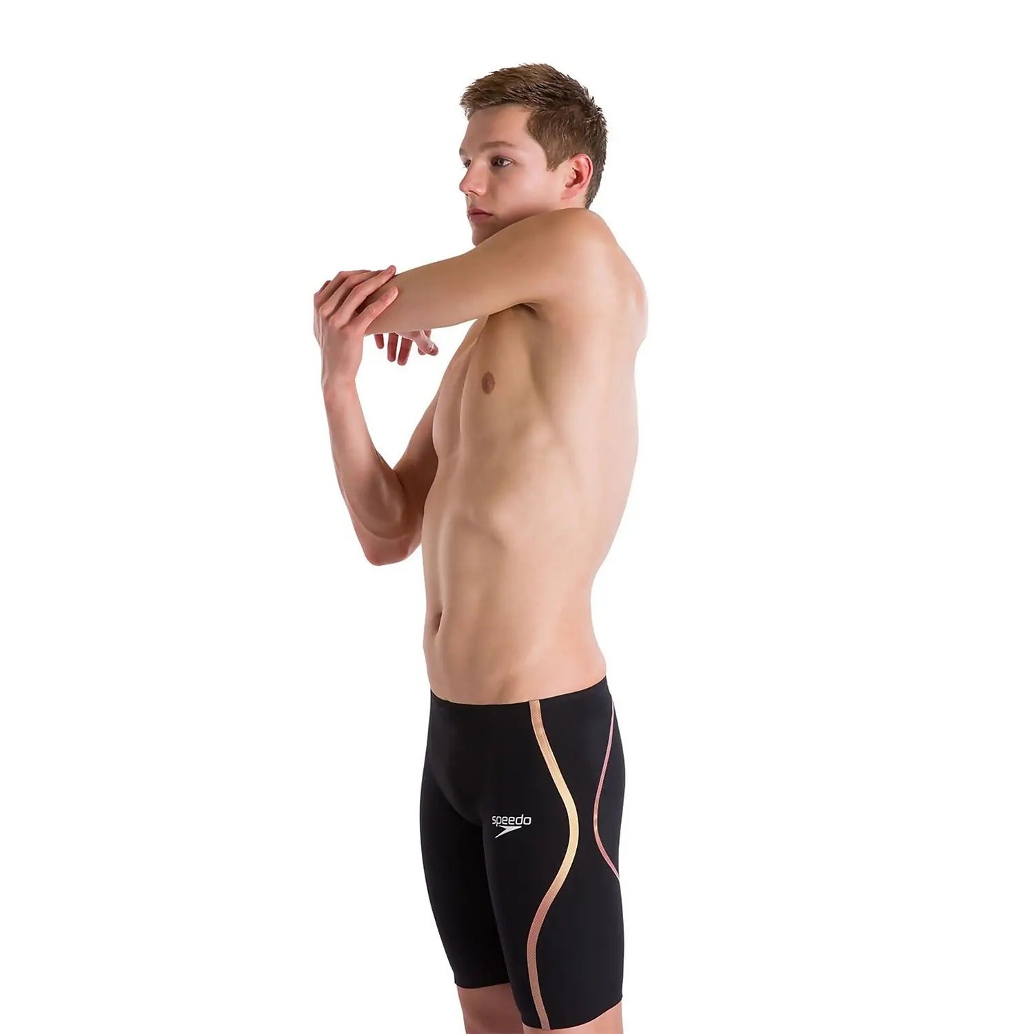 Speedo Men's Fastskin LZR Pure Intent Swim Jammer Black/Rose Gold 