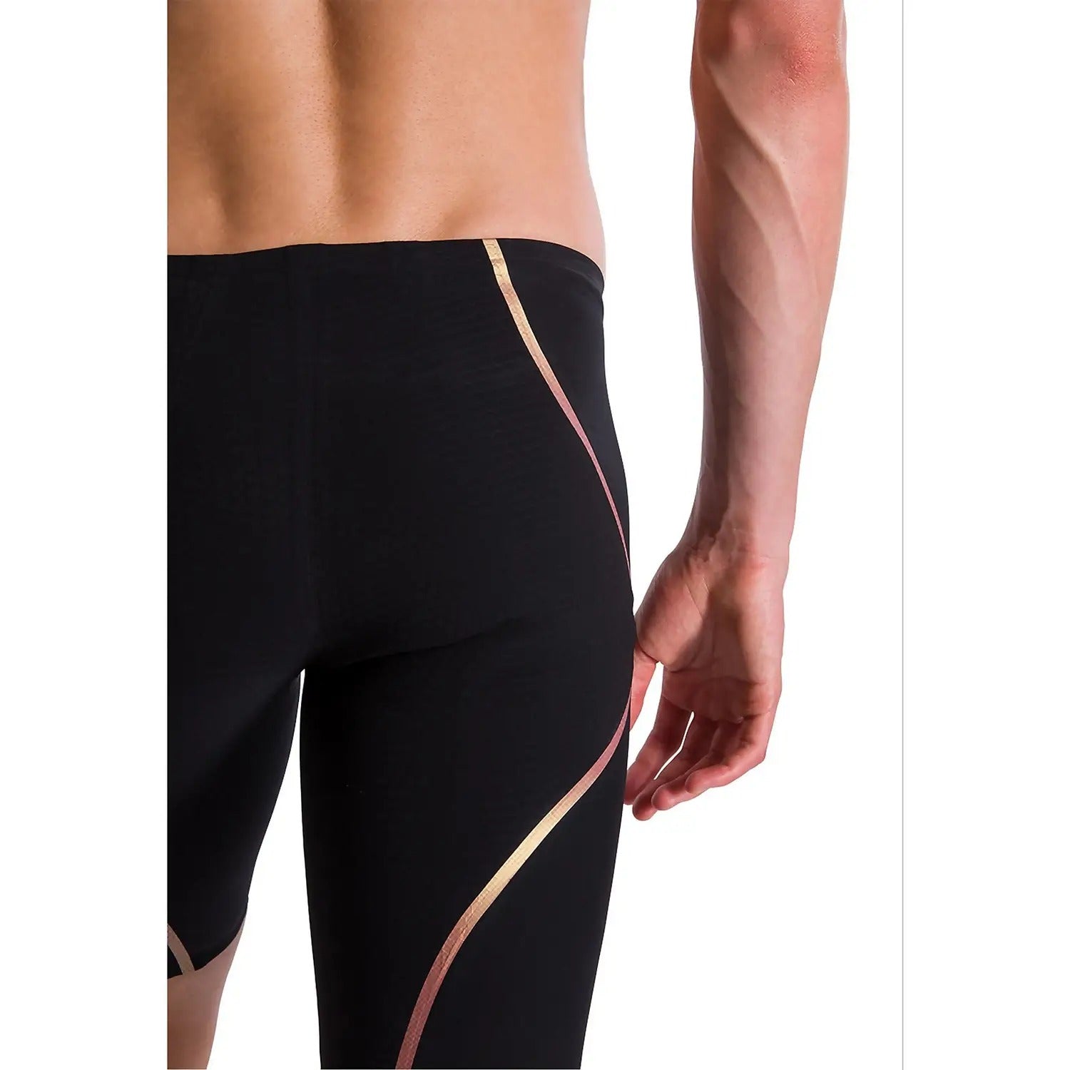 Speedo Men's Fastskin LZR Pure Intent Swim Jammer Black/Rose Gold 