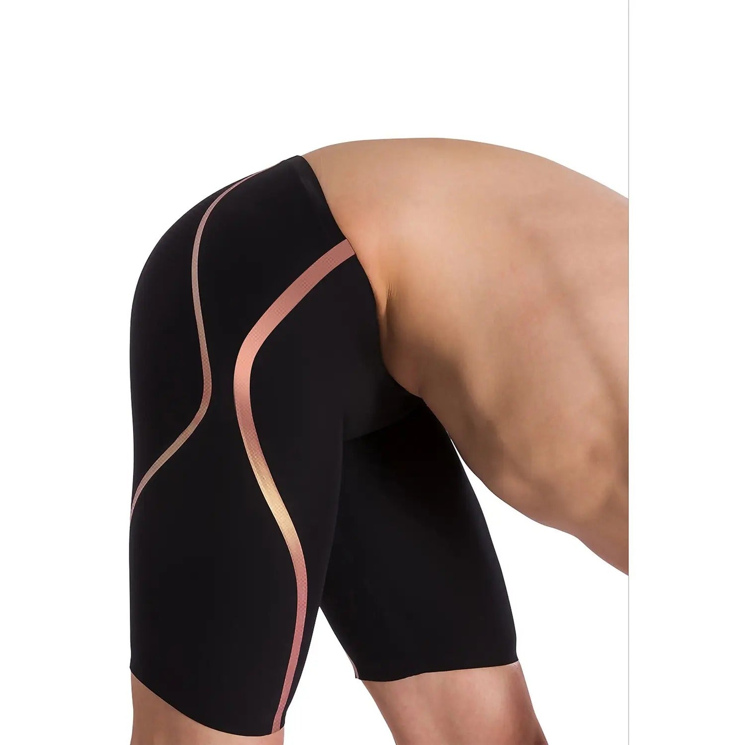 Speedo Men's Fastskin LZR Pure Intent Swim Jammer Black/Rose Gold 