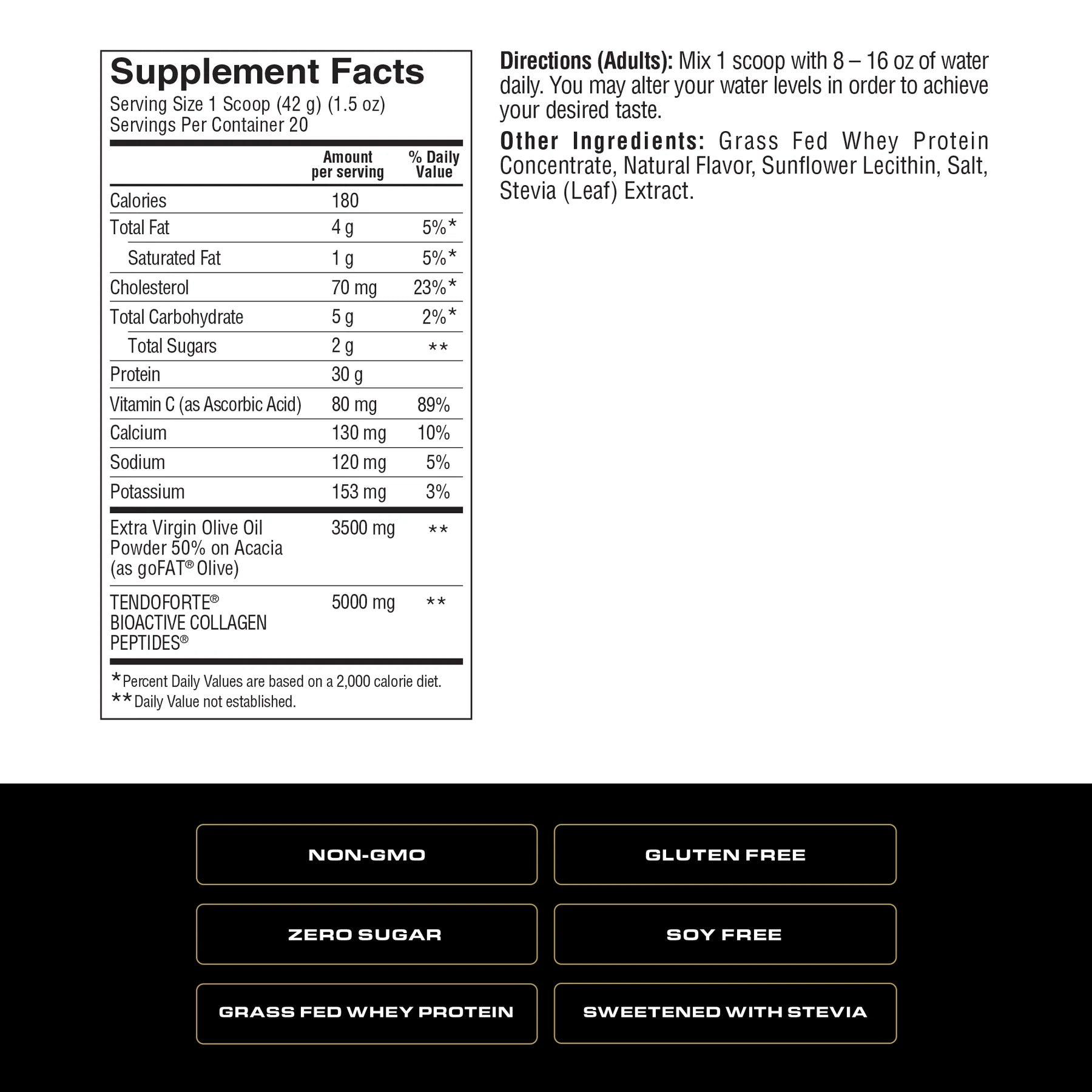 Spoken Grass Fed Whey Protein 455g