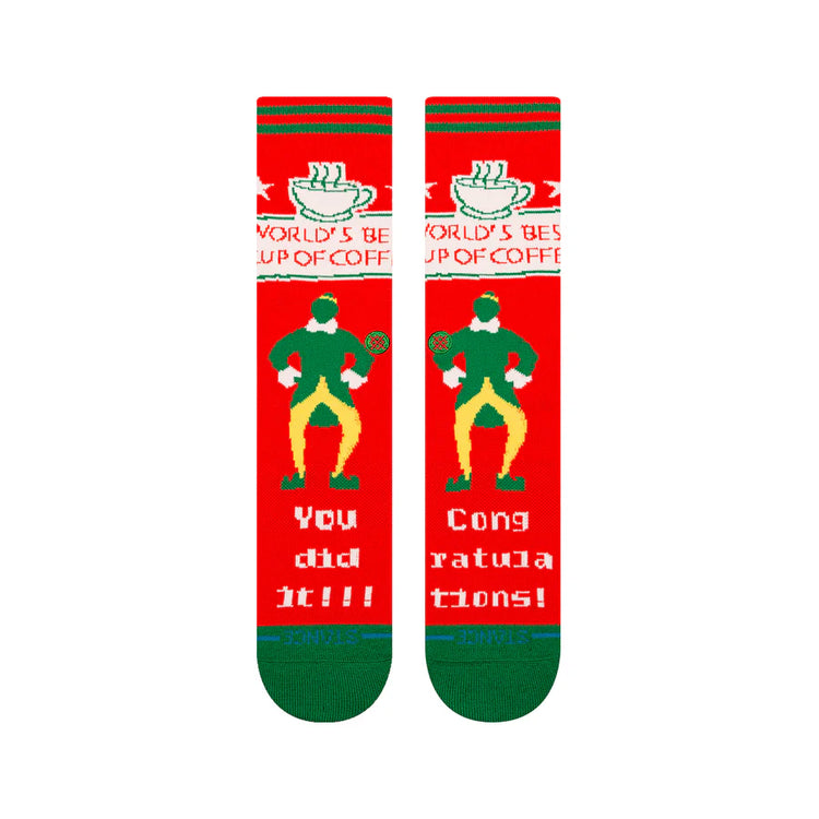 Stance Adult Christmas Elf Worlds Best Socks
