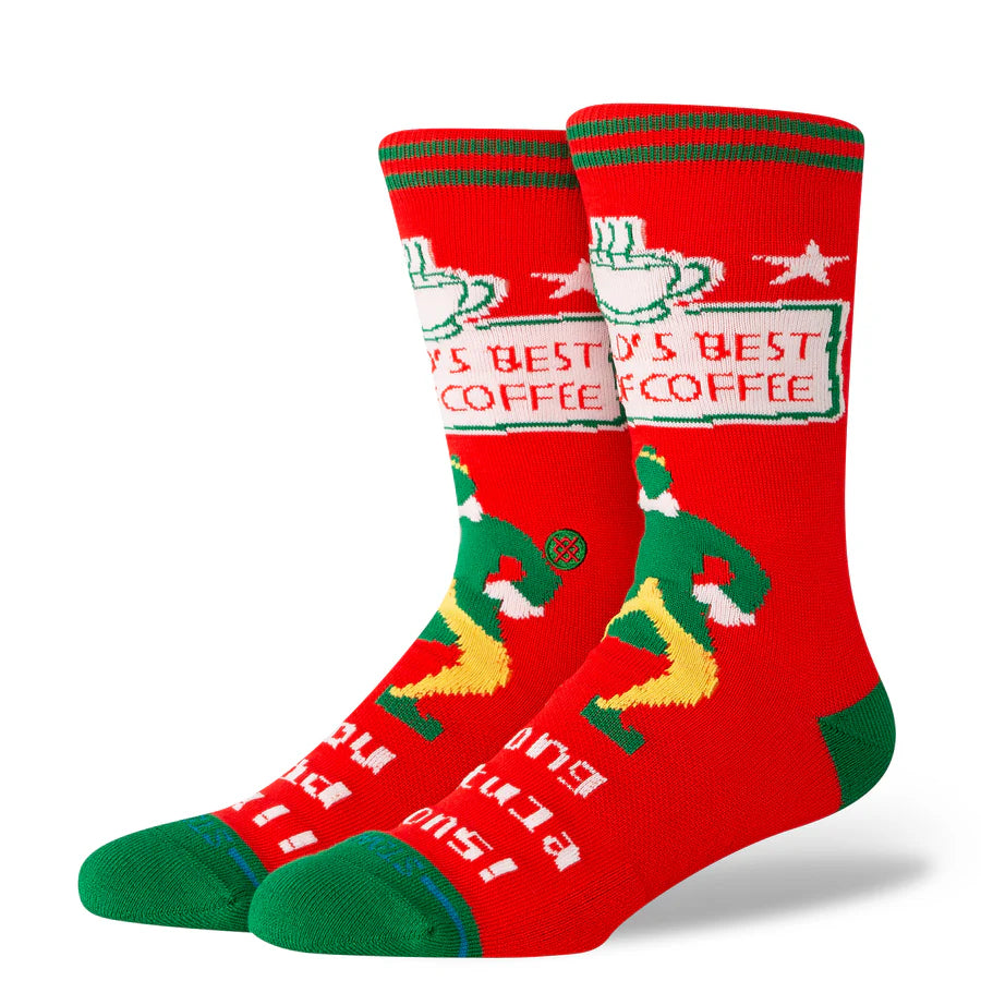 Stance Adult Christmas Elf Worlds Best Socks
