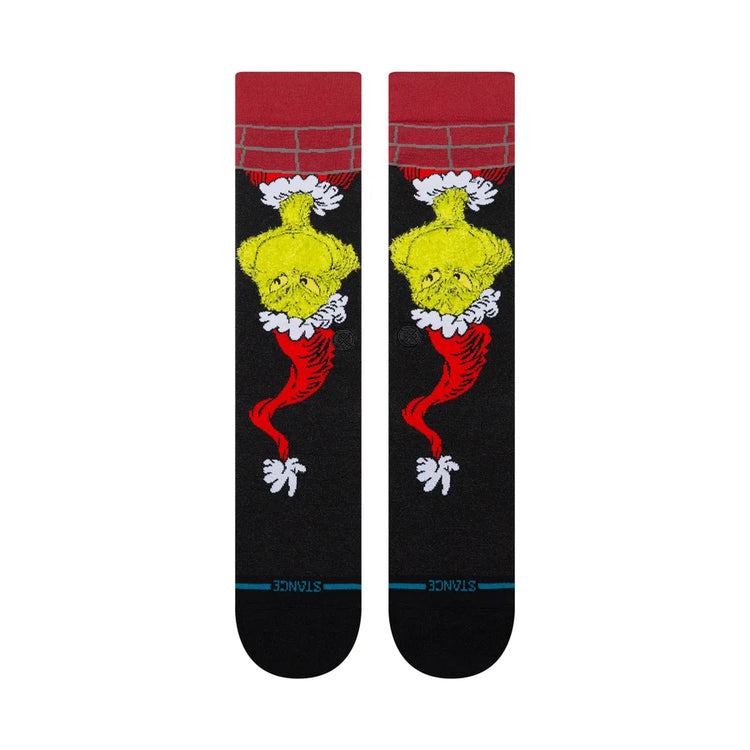Stance Senior Grinch Down The Chimney Christmas Socks