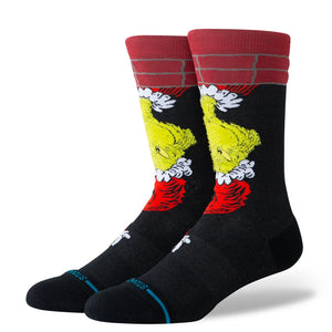 Stance Senior Grinch Down The Chimney Christmas Socks