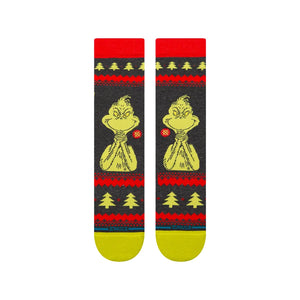 Stance Senior Grinch Sweater Christmas Socks