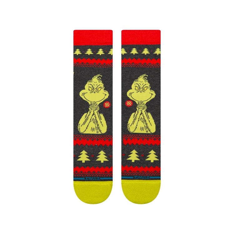 Stance Senior Grinch Sweater Christmas Socks