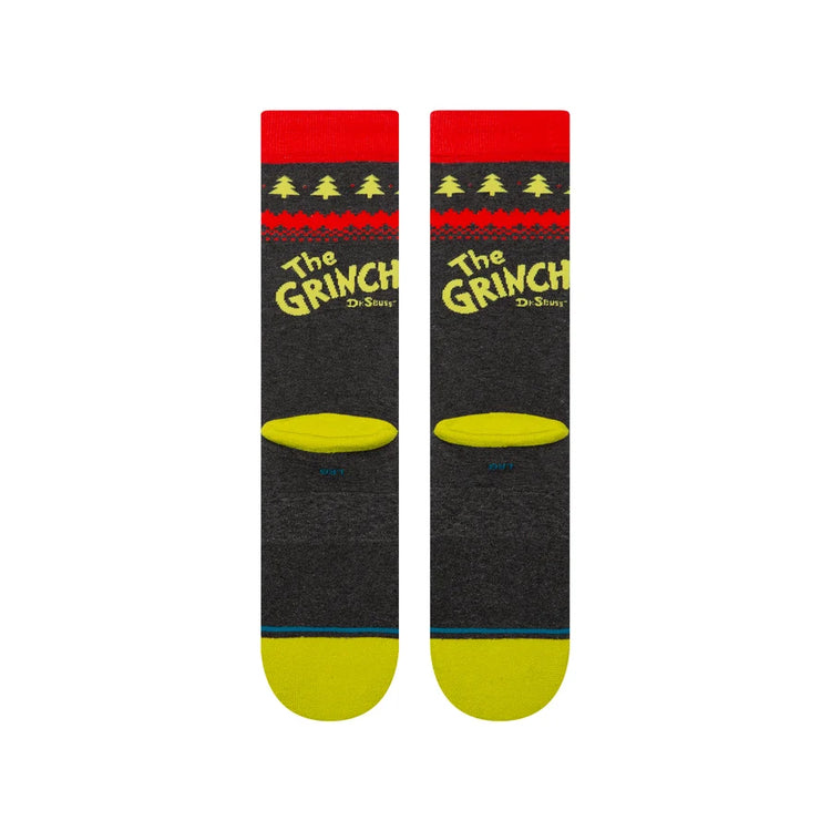 Stance Senior Grinch Sweater Christmas Socks