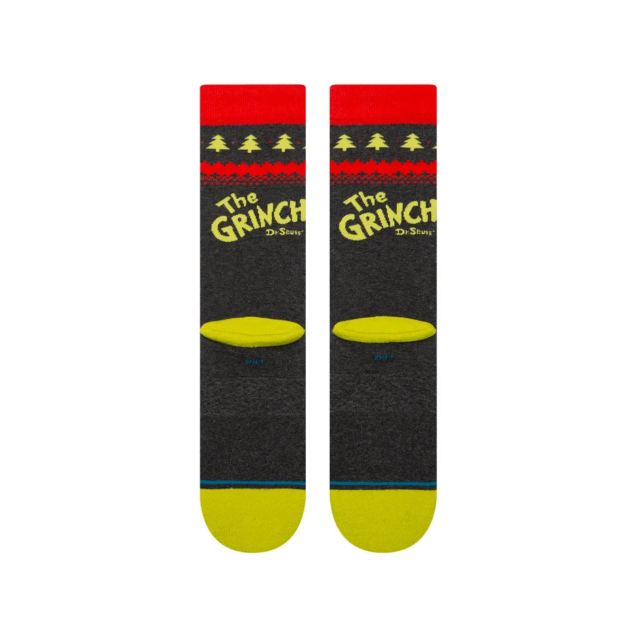 Stance Senior Grinch Sweater Christmas Socks