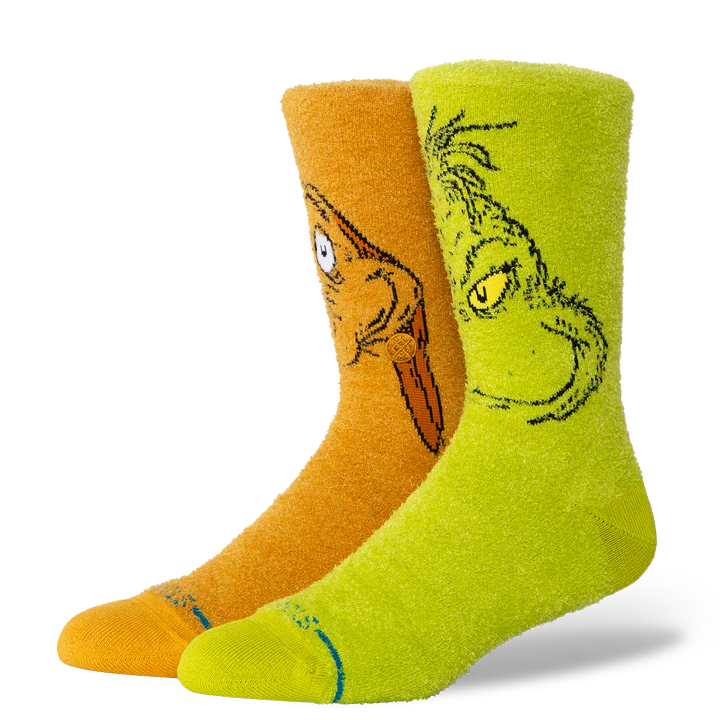 Stance Adult Christmas Grinch & Max Socks
