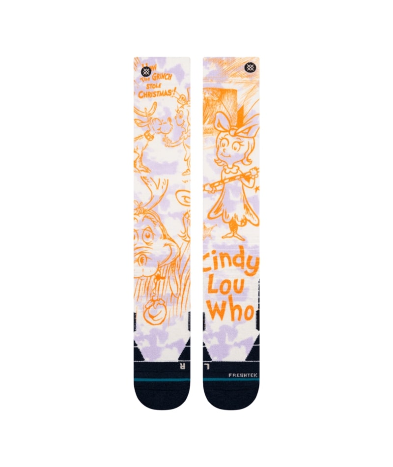 Stance Adult Grinch Cindy Lou Who Snow Socks
