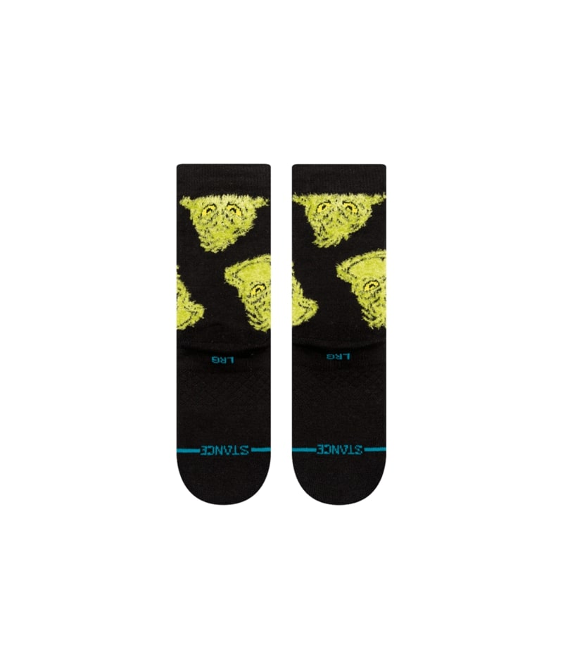 Stance Kids Christmas Grinch Mean One Socks