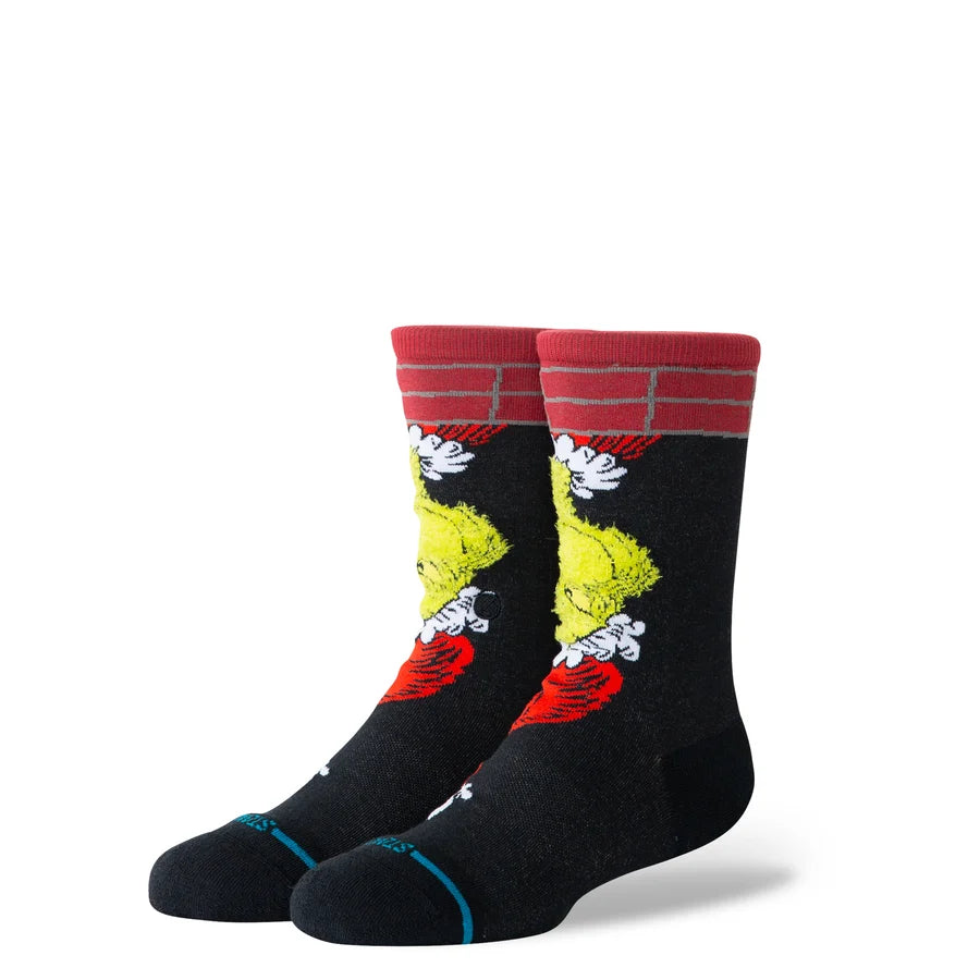 Stance Kids Grinch Down The Chimney Christmas Socks