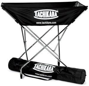 TACHIKARA Collapsible Hammock Volleyball Ball Cart black